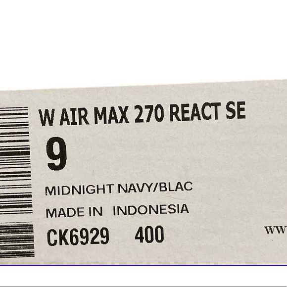 Nike Air Max 270 React Athletic Sneakers - Picture 5 of 12